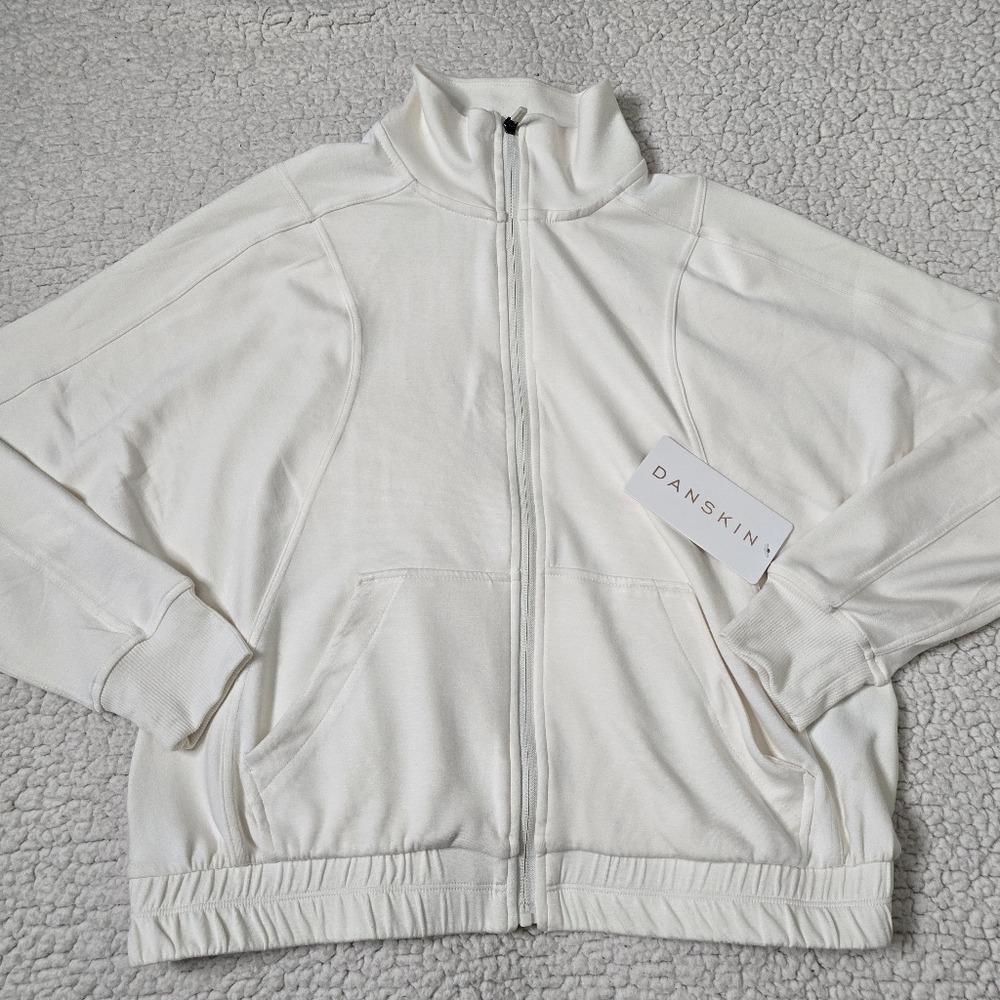 Danskin Scuba Full Zip Jacket Size M